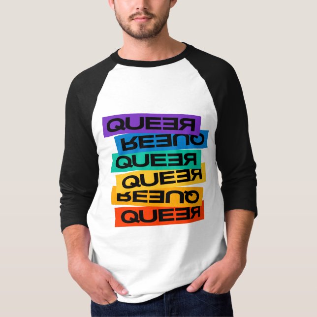 Car Magnet. LGBT+Pride. Queer.   T-Shirt (Front)