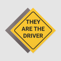 Car Magnet - They Are The Driver