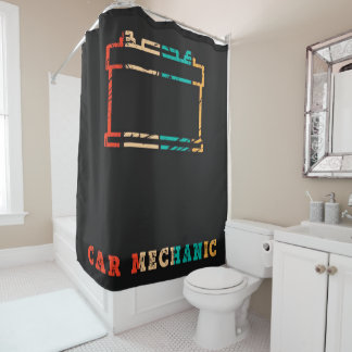 Car Mechanic Battery | Mechanic Blanket Shower Curtain