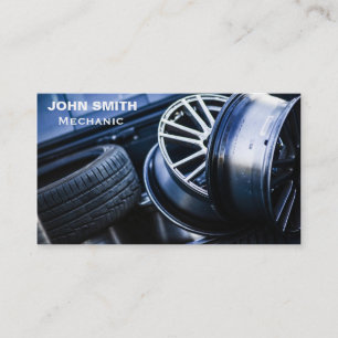 Car Mechanic car maintenance freelance Business Card
