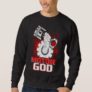 Car mechanic car screwdriver tuner burnout sweatshirt