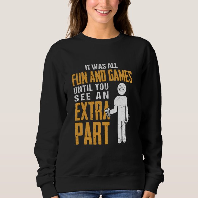 Car mechanic engineer sweatshirt (Front)