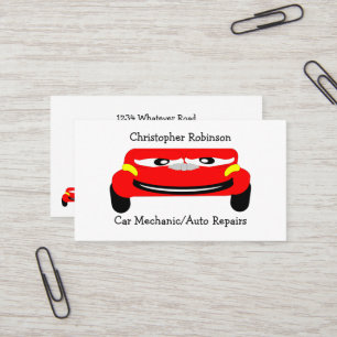 Car Mechanics Auto Repairs Business Card