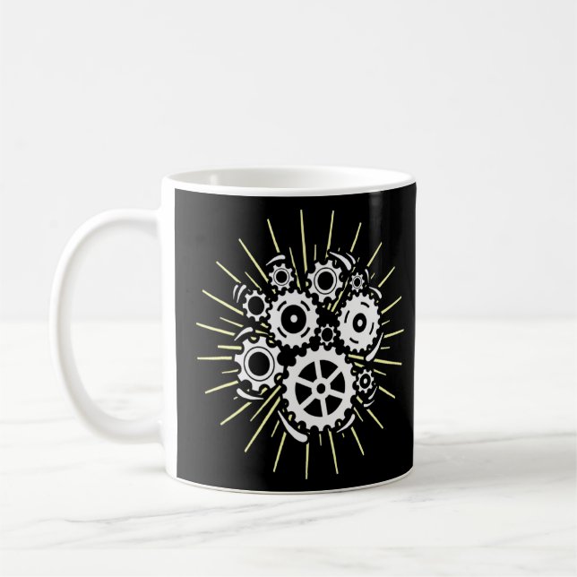 Car Mechanics Repair Car Mechanics Industrial Mech Coffee Mug (Left)