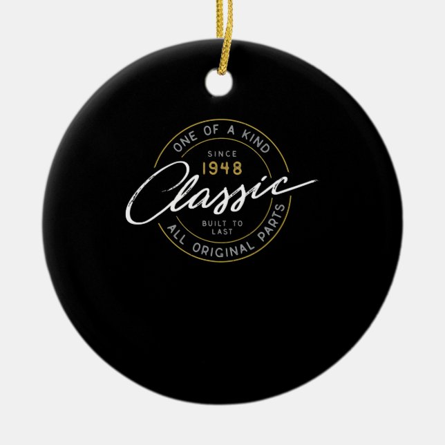 Car Motorcycle Gift Ceramic Ornament (Front)