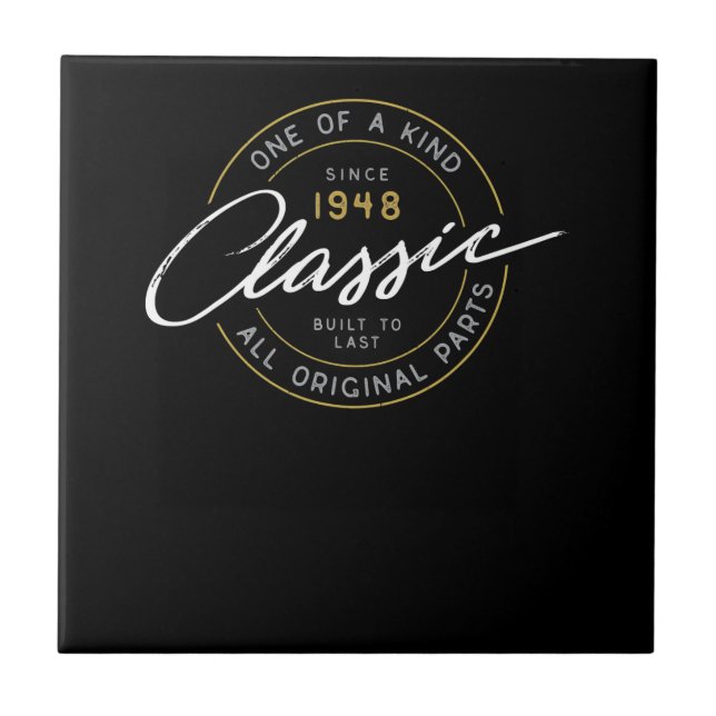 Car Motorcycle Gift Ceramic Tile (Front)