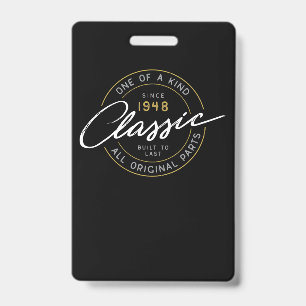 Car Motorcycle Gift ID Badge