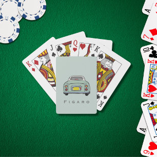 Car Name Green Figaro Figarations Playing Cards