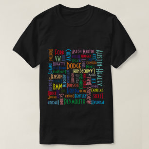 Car Name Puzzle T-Shirt