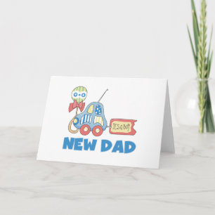 Car New Dad It's a Boy Announcement