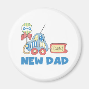 Car New Dad It's a Boy Magnet