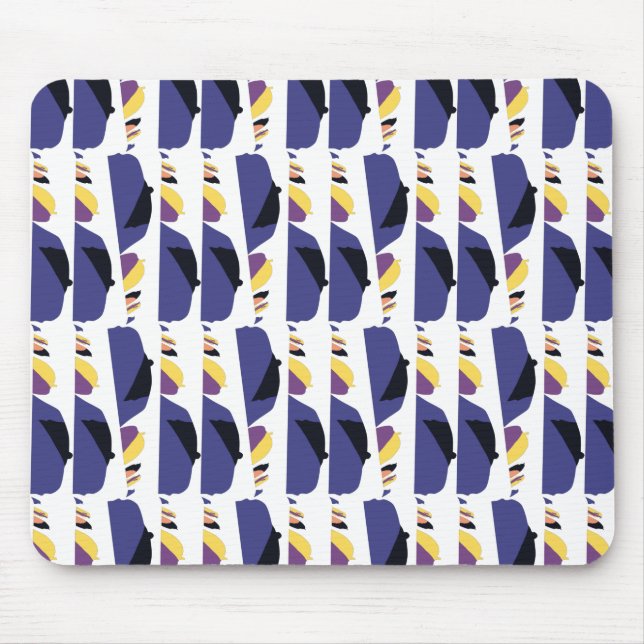 Car Night Shades Pixelat by Masanser Mouse Pad (Front)