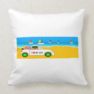 Car of Pou Cushion