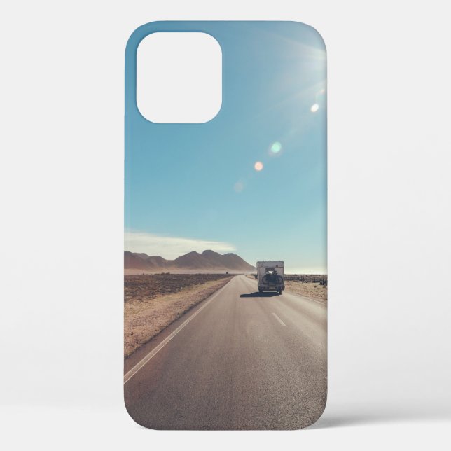 Car on black asphalt road Case-Mate iPhone case (Back)