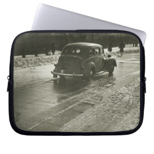Car on the Road Laptop Sleeve