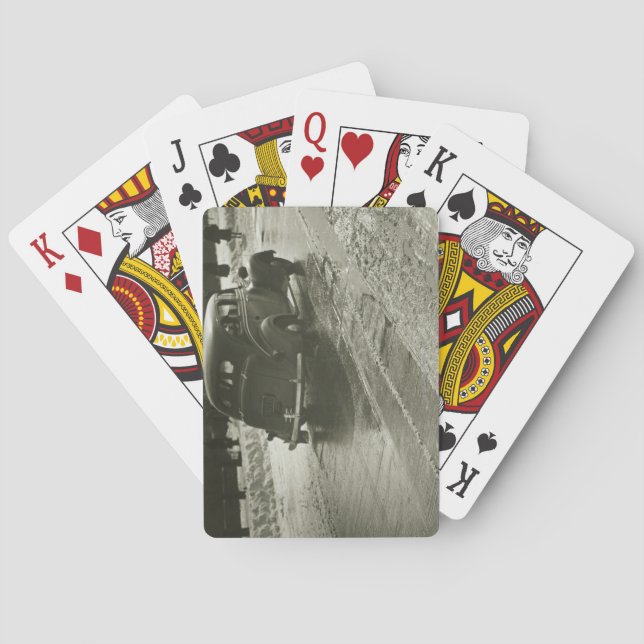 Car on the Road Playing Cards (Back)