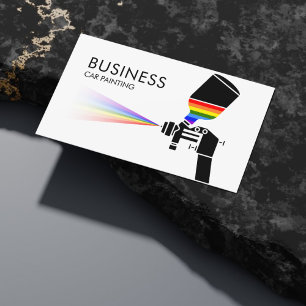 Car Painting Auto Body Work Paint Professional Business Card