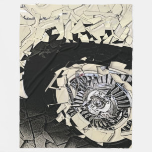 Car Parts Fleece Blanket