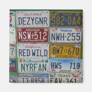 Car Plates Magnet