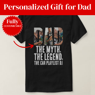Car Playlist DJ Dad Gift T-Shirt