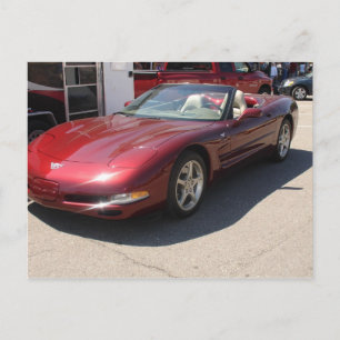 car postcard