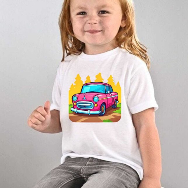 Car Print Modern Cute Kids Baby T-Shirt (Creator Uploaded)