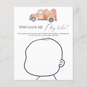 Car pumpkin - Who gave me my looks baby game