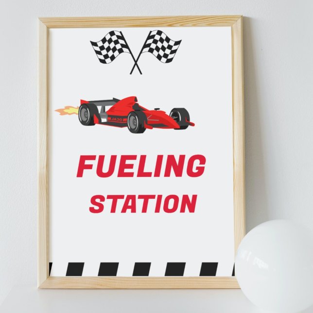Car Race Growing Up Two Fast Fuelling Station Sign (Creator Uploaded)