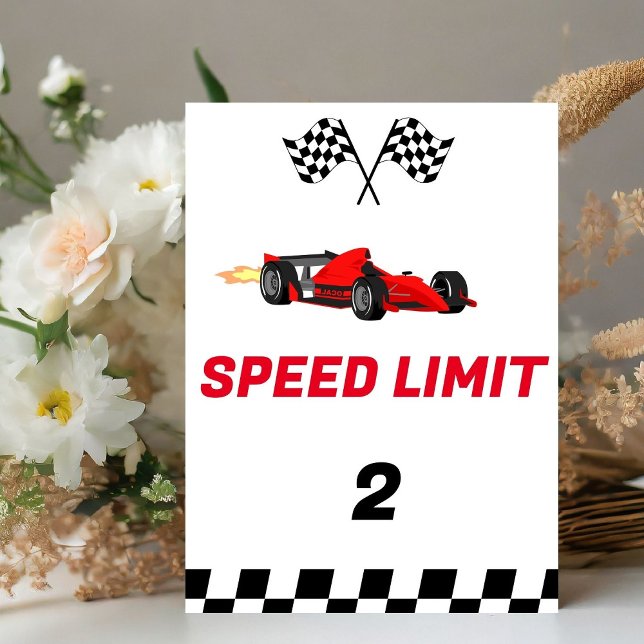 Car Race Growing Up Two Fast Speed Limit Sign (Creator Uploaded)