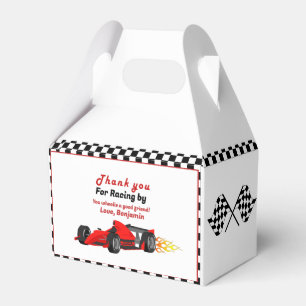 Car Race Growing up two Fast Thank You Birthday Favour Box