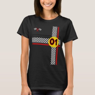 Car Race Pilot Halloween Costume Funny Quick Racer T-Shirt