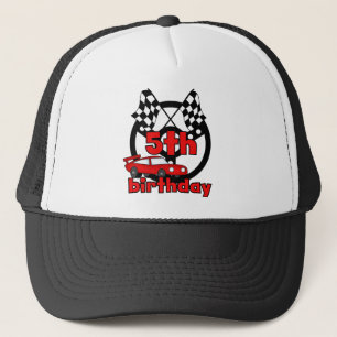 Car Racing 5th Birthday Tshirts and Gifts Trucker Hat