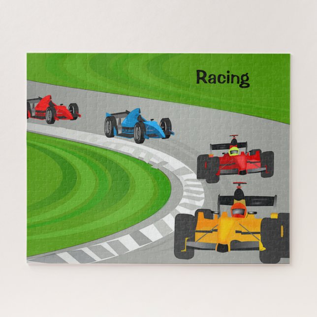 Car Racing Design Puzzle (Horizontal)