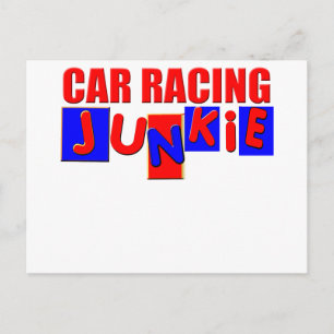 Car Racing Postcard