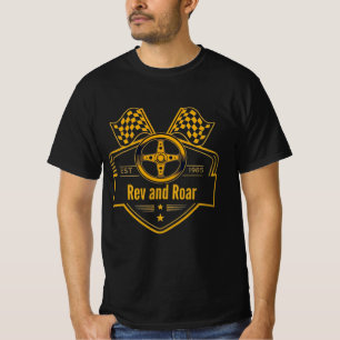  Car Racing "Rev and Roar" 1985 T-Shirt