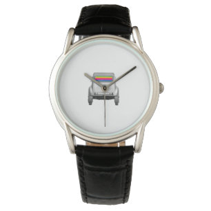 Car + rainbow watch