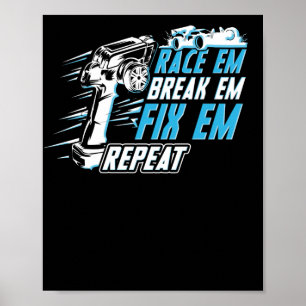 Car Remote Control Racing Poster