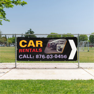 Car Rental Custom Outdoor Banner