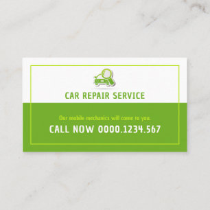 Car Repair Services Professional Business Card