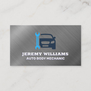 Car Repair Wrench   Auto Care Business Card