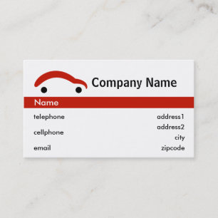 Car Retail Business Card Design