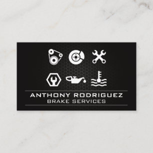 Car Services Icons   Auto Business Card
