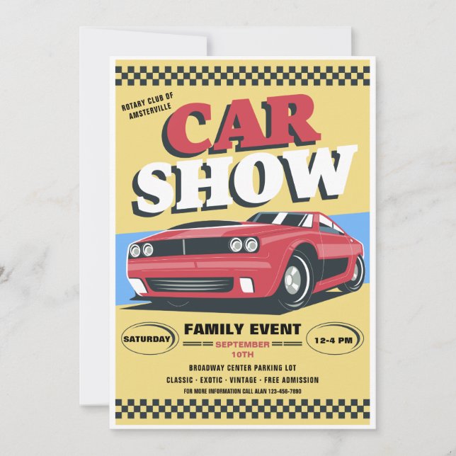 Car Show Announcement (Front)