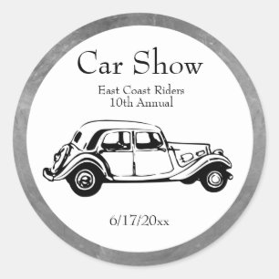 Car Show Stickers Double Line Customise