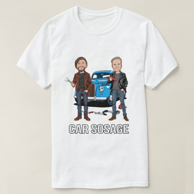 car sosage sos age s12 Rod T-Shirt (Design Front)