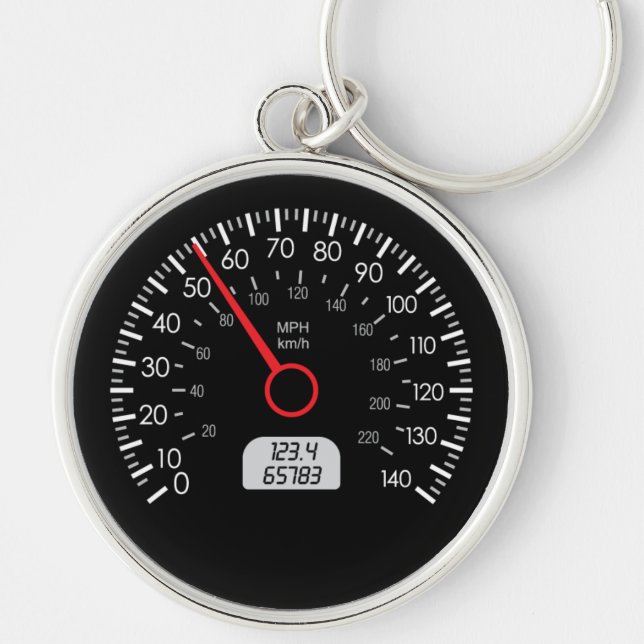 Car Speed Metre Keychain (Front)