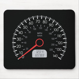 CAR SPEEDOMETER MOUSE PAD