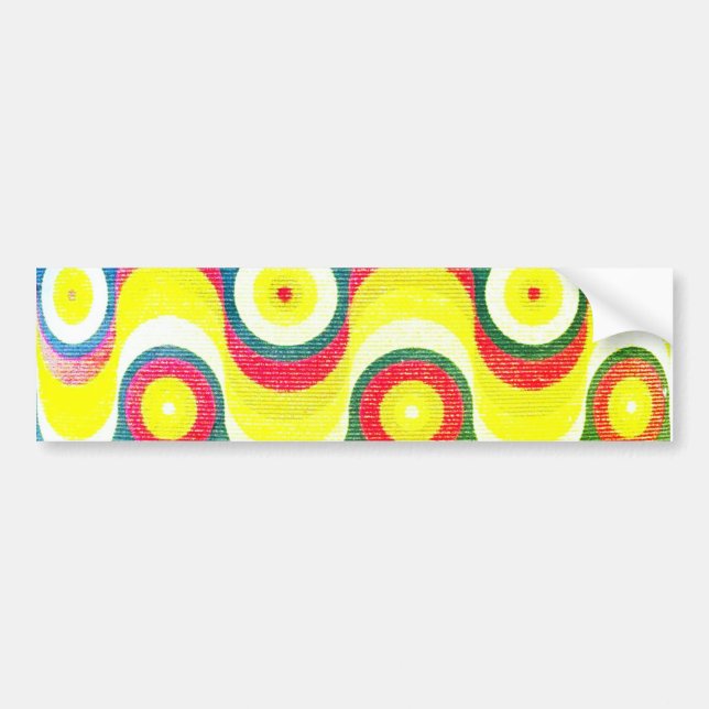 CAR STICKER LABEL CRAZY GOLF STYLE  (Front)