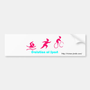 car sticker triathlon