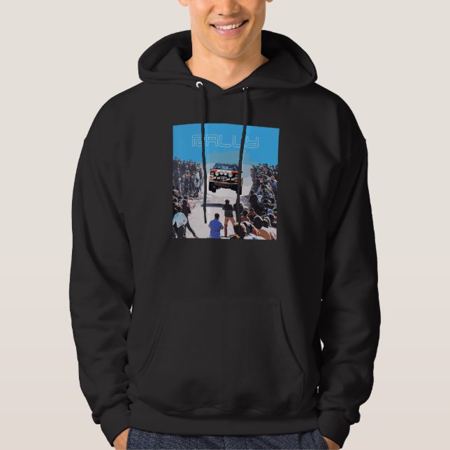 Car Street DriftING Race group b era 4wd art portr Hoodie (Front)